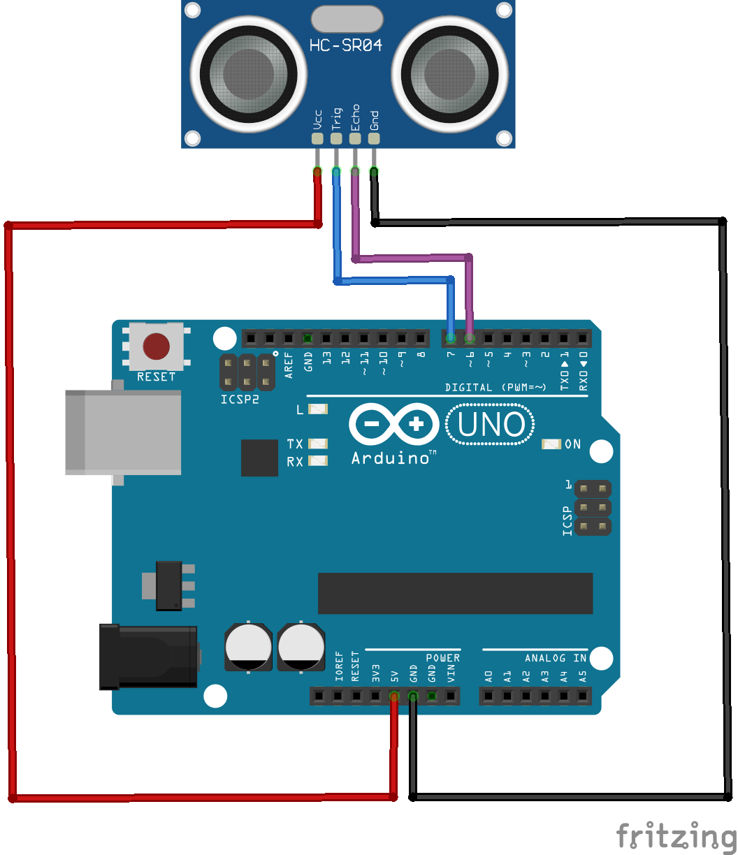 Ultraschallsensor Anschluss