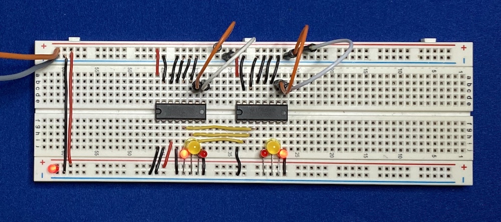 Schaltungsaufbau Logic Comparator