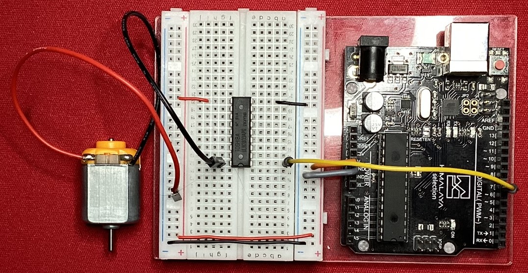 Schaltung Aufbau Driver Array ULN2803