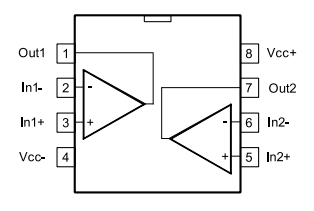 Pinout LM358